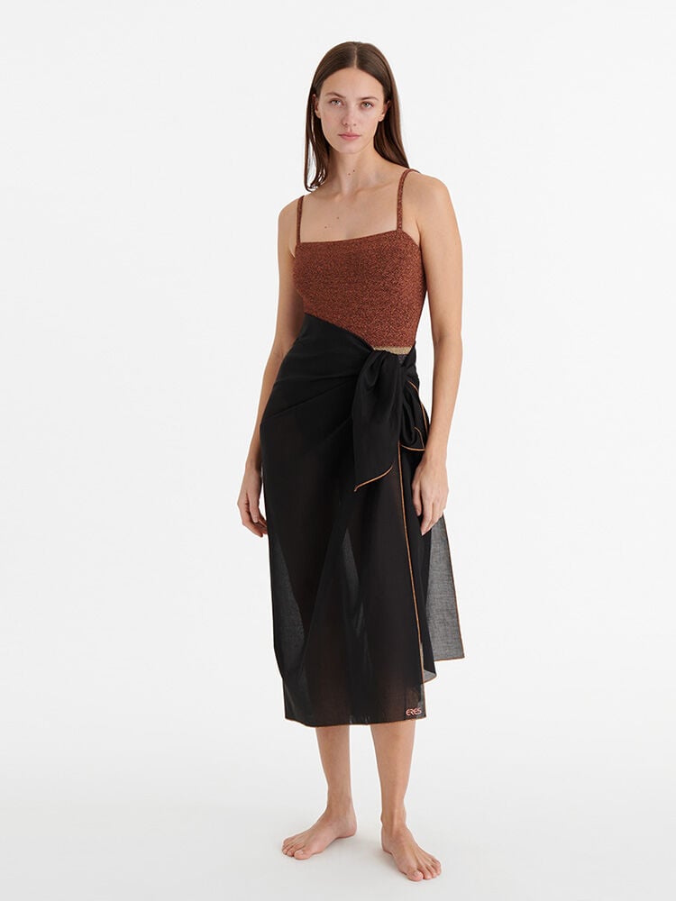 Cabine lurex-Noir